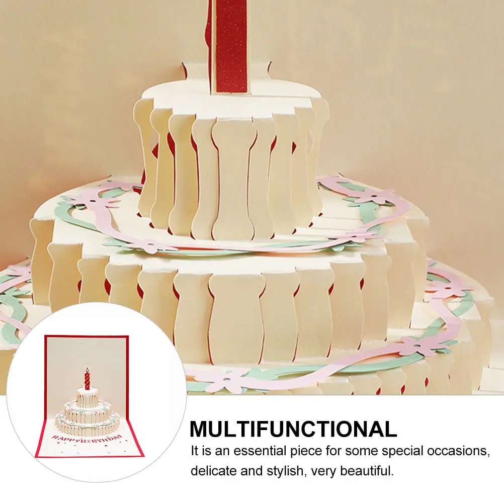 2PCS Birthday Cake Greeting Cards 3D Delicate Paper Blessing Red Holiday Child Gift Card For Parents Friends Relatives
2PCS Birthday Cake Greeting Cards 3D Delicate Paper Blessing Red Holiday Child Gift Card For Parents Friends Relatives