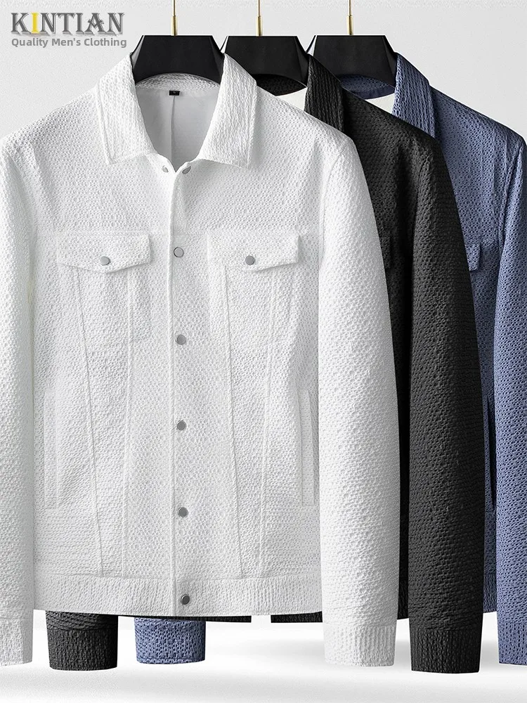 Мужская демисезонная куртка из легкой ткани Bubble, комфортная рабочая одежда, белая, с воротником-стойкой, приталенный крой...
Мужская демисезонная куртка из легкой ткани Bubble, комфортная рабочая одежда, белая, с воротником-стойкой, приталенный крой...