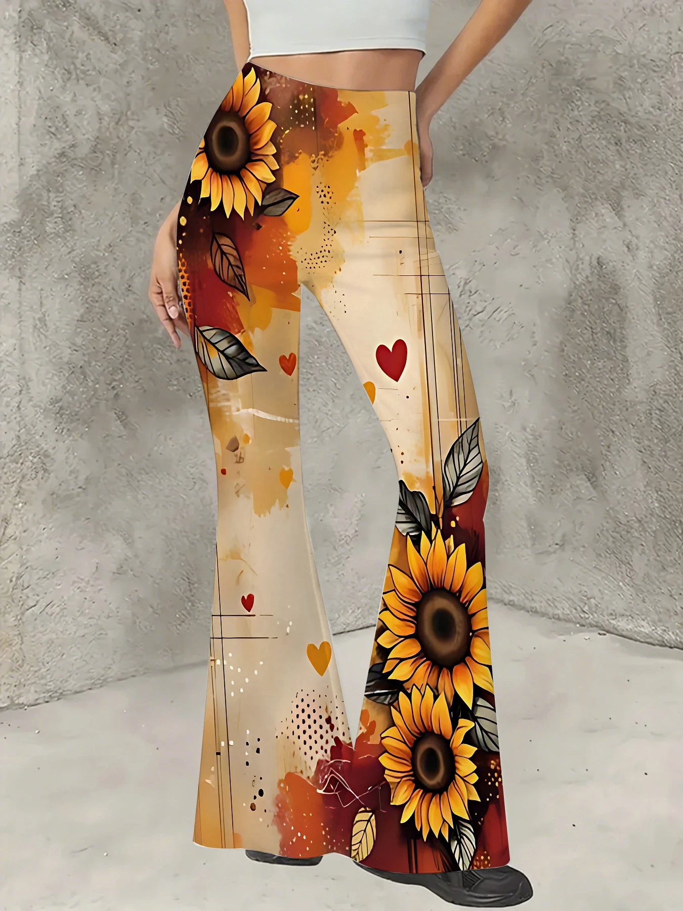 Women's Printed Flare Pants Y2K High Waist Bell Bottom Trousers Streetwear
Women's Printed Flare Pants Y2K High Waist Bell Bottom Trousers Streetwear