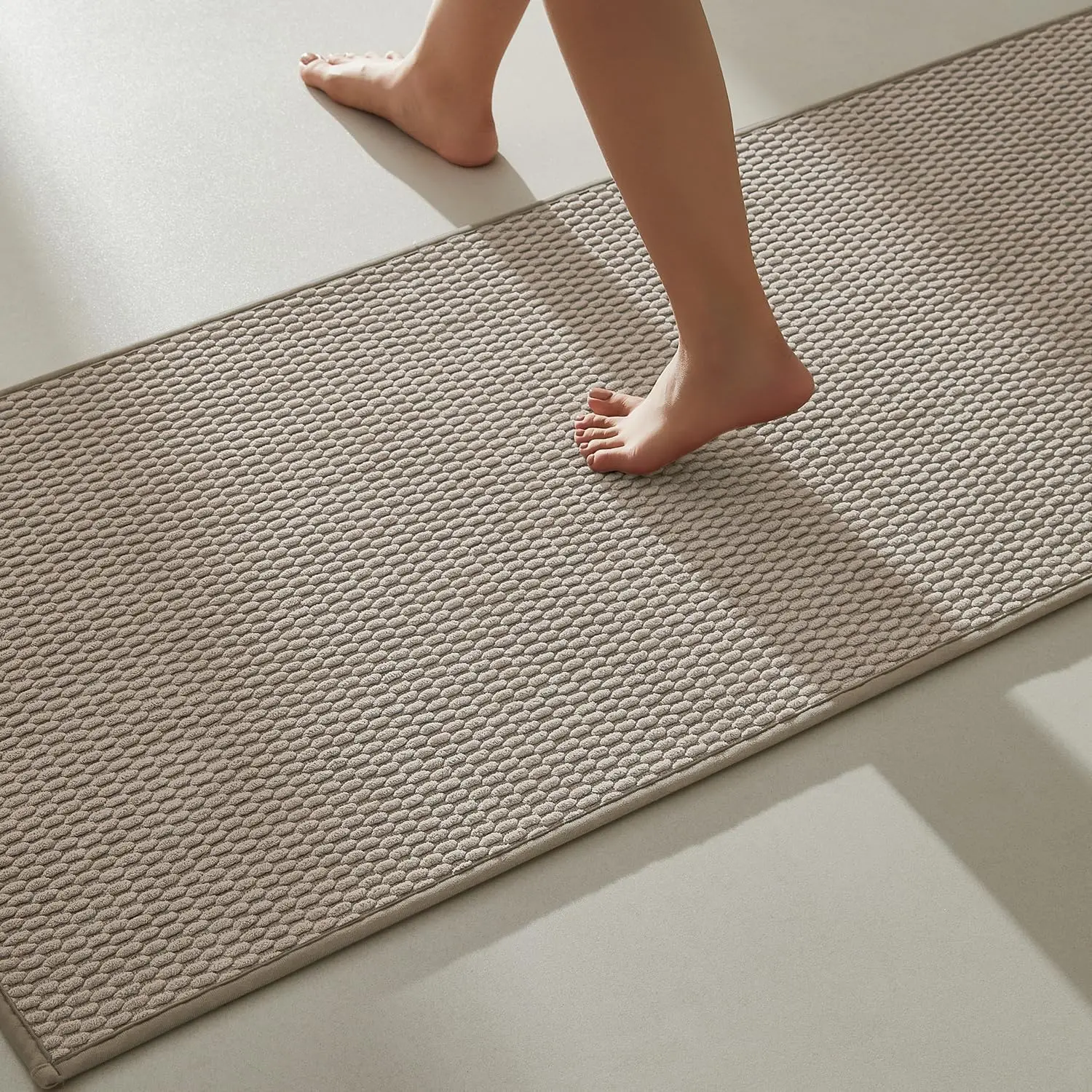 Bathroom Runner Rug 24x60, Long Bath Mat Washable Quick Dry Non Slip Beige
Bathroom Runner Rug 24x60, Long Bath Mat Washable Quick Dry Non Slip Beige