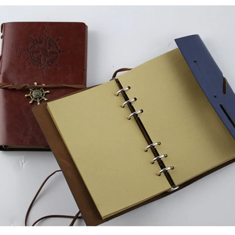 Retro Spiral Notepad Diary Notebook Vintage Pirate Anchors PU Leather Note Book for Traveler Journal Notebooks Stationery Gift
Retro Spiral Notepad Diary Notebook Vintage Pirate Anchors PU Leather Note Book for Traveler Journal Notebooks Stationery Gift