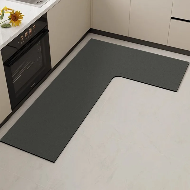 L-Shape Rug for Kitchen Floor Mat Special Absorbent Carpet Home Decoration Solid Color Non-slip Foot Mats Alfombra De Cocina
L-Shape Rug for Kitchen Floor Mat Special Absorbent Carpet Home Decoration Solid Color Non-slip Foot Mats Alfombra De Cocina