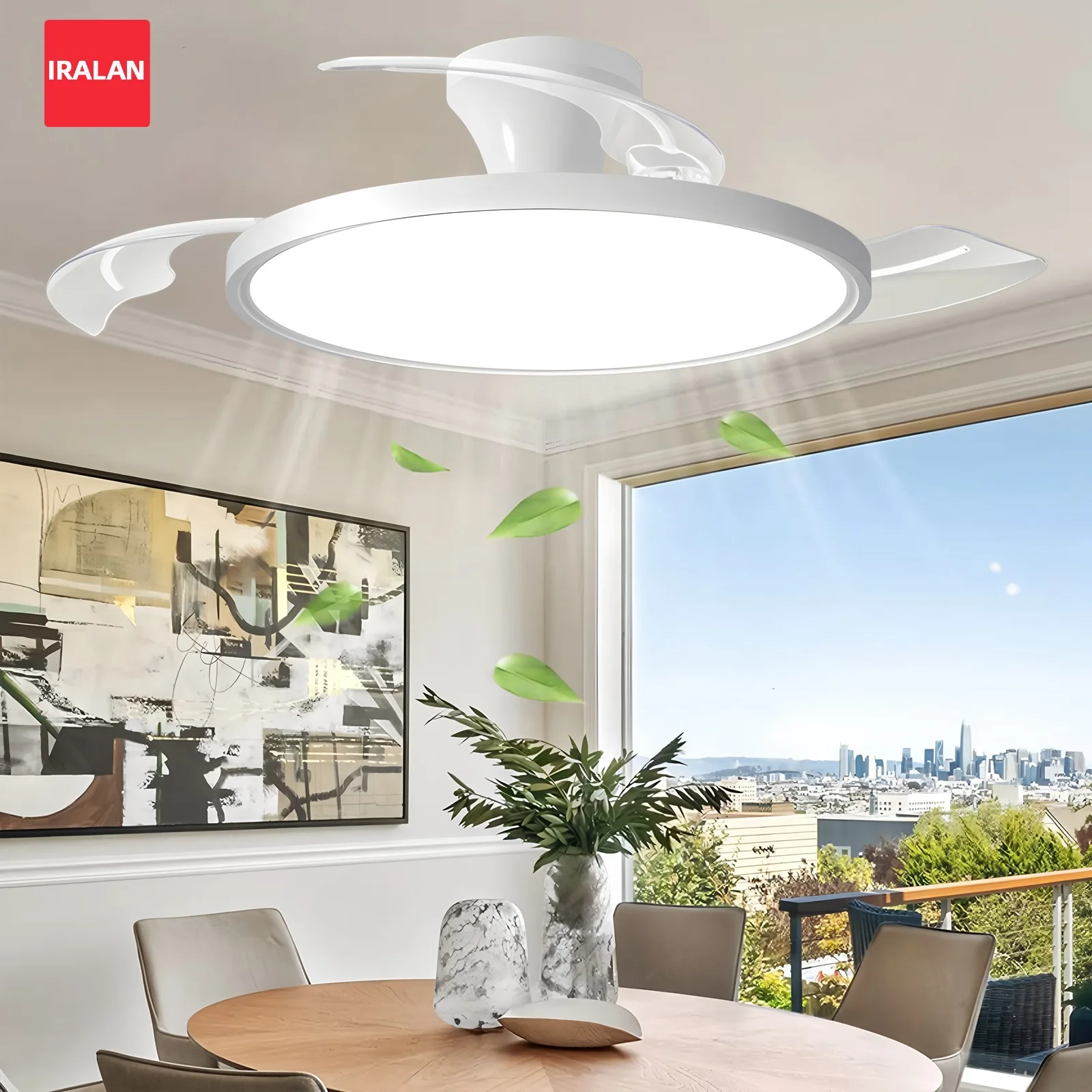 Smart Ceiling Fan Light Dining Room Decoration Electric Fan Retractable Fan Blade Fan Led Home Lighting Fixture 42/48 Inch
Smart Ceiling Fan Light Dining Room Decoration Electric Fan Retractable Fan Blade Fan Led Home Lighting Fixture 42/48 Inch