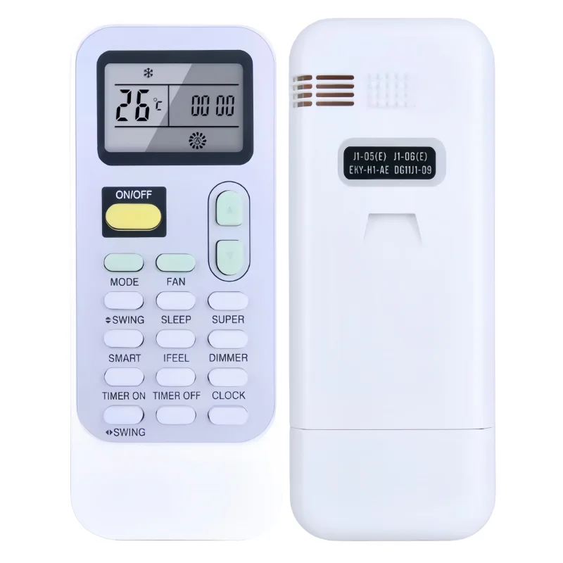Air Conditioner Remote Control Compatible DG11J1-09 J1-06 J1-05(E) EKY-H1-AE DG11J Universal Remote for Hisense AC
Air Conditioner Remote Control Compatible DG11J1-09 J1-06 J1-05(E) EKY-H1-AE DG11J Universal Remote for Hisense AC