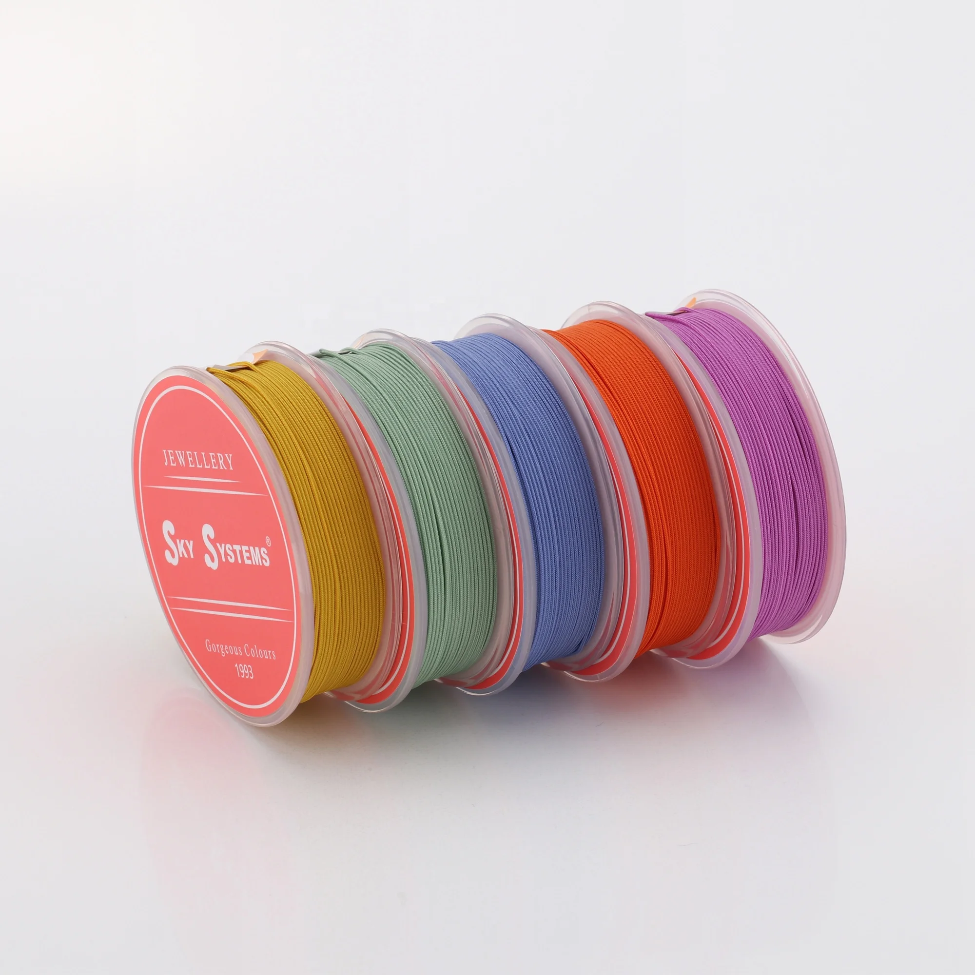 SKY T7 0.7mm 201~238# Jewelry Cord Polyester Cord Jewelry Accessories Bracelet Necklace Material
SKY T7 0.7mm 201~238# Jewelry Cord Polyester Cord Jewelry Accessories Bracelet Necklace Material