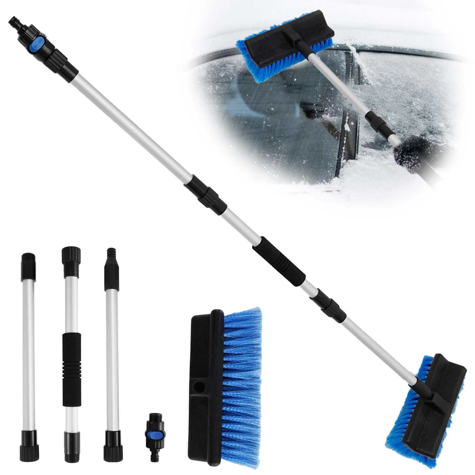 Long Handle Cleaning Brush Soft Bristle Car Wash Brush 1.3M Window Wheel Dust Cleaning Tool Household Car Wash Tool Accessories
Long Handle Cleaning Brush Soft Bristle Car Wash Brush 1.3M Window Wheel Dust Cleaning Tool Household Car Wash Tool Accessories
