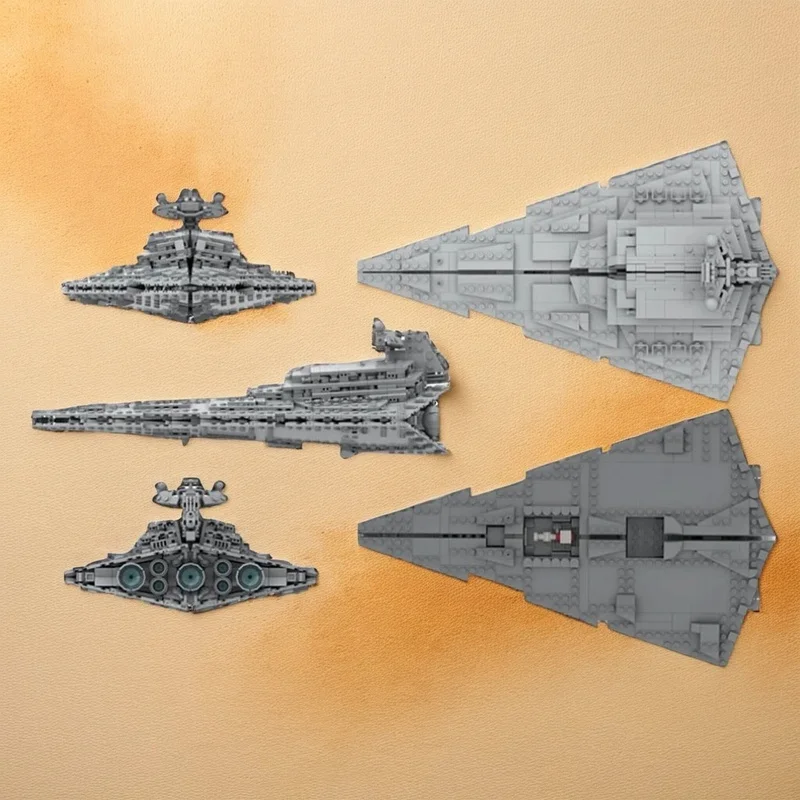 1211PCS MOC Space Battle Midi Scale Galactic Empire Class Star Destroyer Model Technology DIY Assembly Building Blocks Gift Home
1211PCS MOC Space Battle Midi Scale Galactic Empire Class Star Destroyer Model Technology DIY Assembly Building Blocks Gift Home