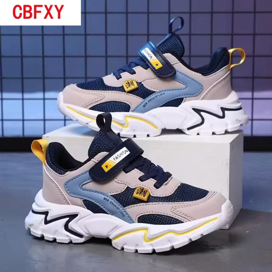 Kid Sneakers Sport Shoes for Boys Fashion Leather Children Breathable Mesh Comfort Shoes Casual Walking Outdoor Running Shoes
Kid Sneakers Sport Shoes for Boys Fashion Leather Children Breathable Mesh Comfort Shoes Casual Walking Outdoor Running Shoes