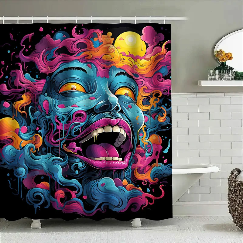 Tuniu психоделическая занавеска для ванной комнаты, сумасшедшее лицо, поп-арт, сюрреалистический настенный декор, затемняющая занавеска для комнаты
Tuniu психоделическая занавеска для ванной комнаты, сумасшедшее лицо, поп-арт, сюрреалистический настенный декор, затемняющая занавеска для комнаты