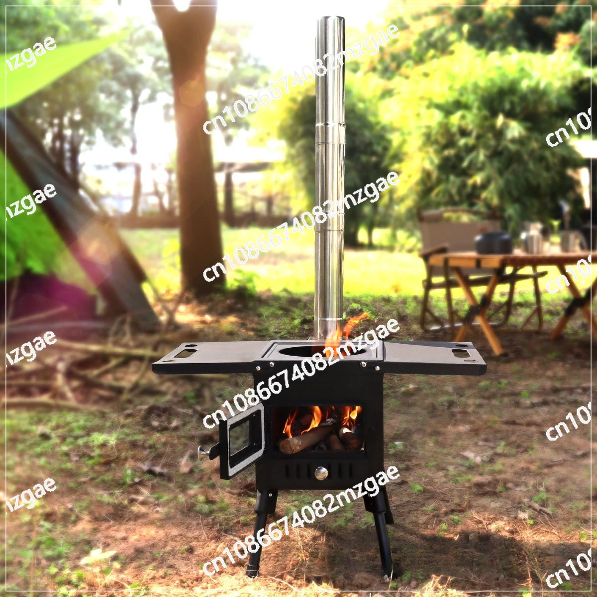 Портативная печь для пикника на открытом воздухе из нержавеющей стали, походная печь для палатки, обогреватель для кемпинга.
Портативная печь для пикника на открытом воздухе из нержавеющей стали, походная печь для палатки, обогреватель для кемпинга.