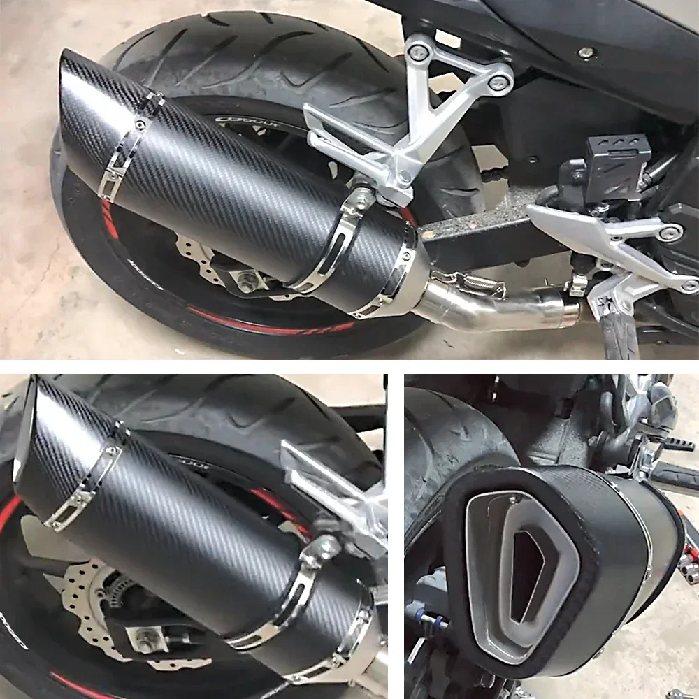 Original Motorcycle Exhaust Muffler, 470MM Carbon Fiber Modified Exhaust For DB Killer, TMAX530,Z900,CBR500, Trk502,ZX10R,ZX6R S
Original Motorcycle Exhaust Muffler, 470MM Carbon Fiber Modified Exhaust For DB Killer, TMAX530,Z900,CBR500, Trk502,ZX10R,ZX6R S