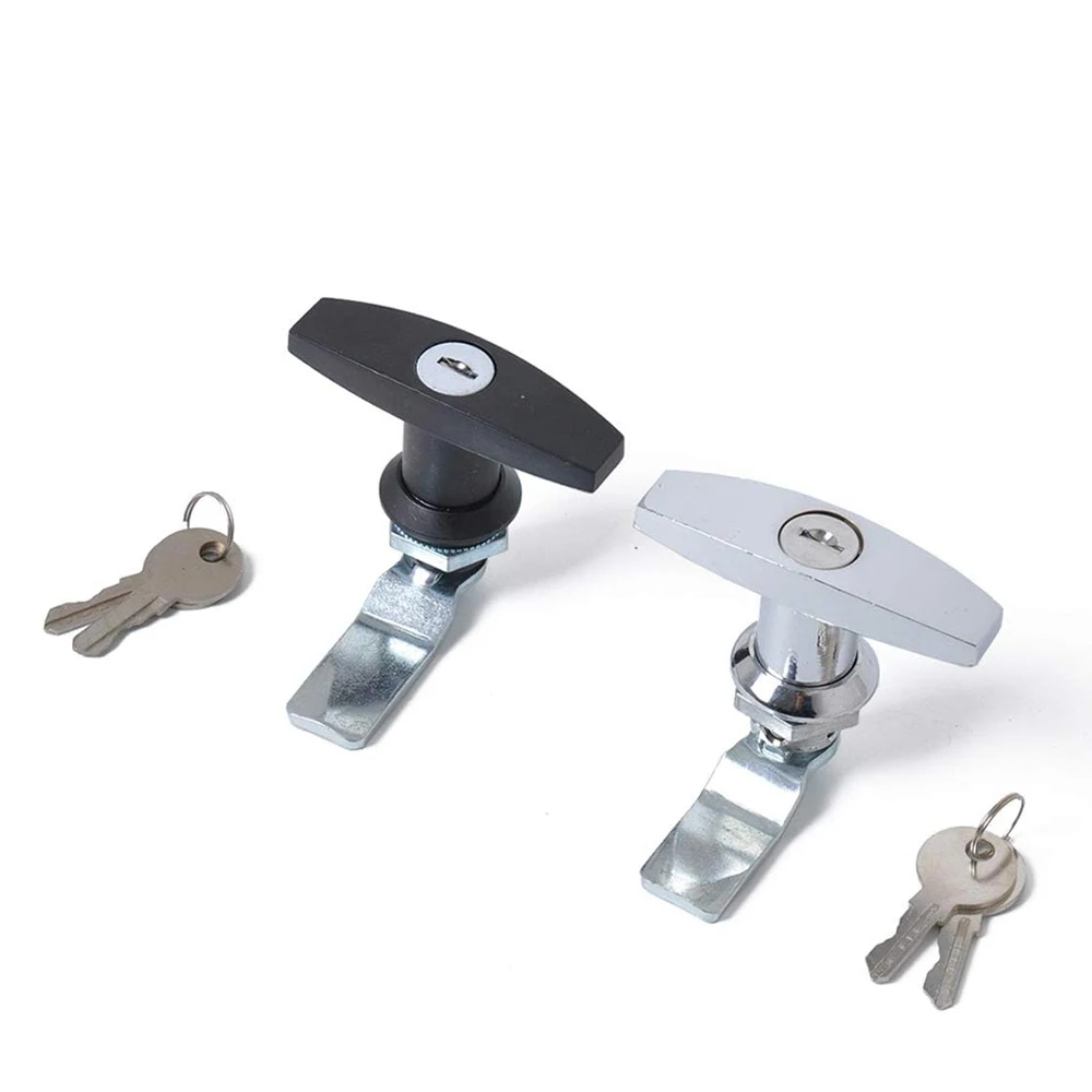 RV Trailer T-Handle Lock Zinc Alloy Black / Silver Suitable For RVs, trailers, caravans, and canopy-style vehicles
RV Trailer T-Handle Lock Zinc Alloy Black / Silver Suitable For RVs, trailers, caravans, and canopy-style vehicles