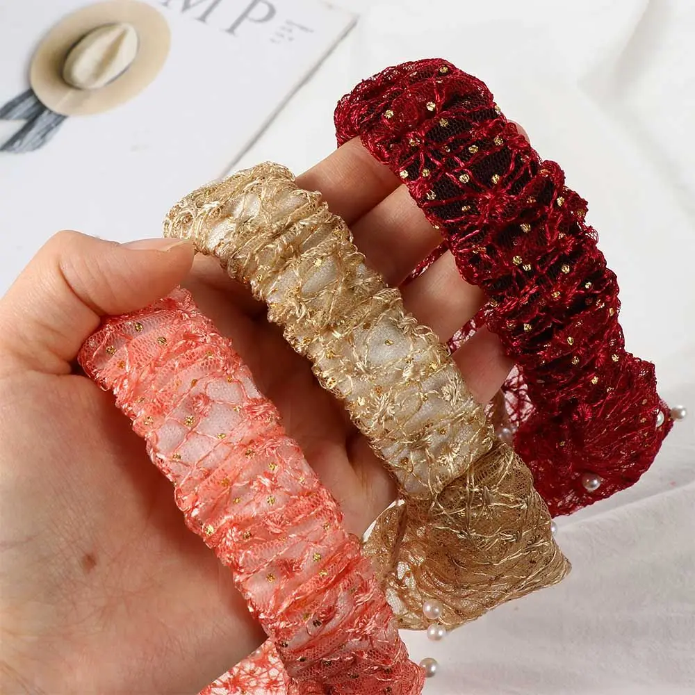 Elegant Wide-Brimmed Hair Accessories Hollow Girls Flower Pearl Women Head wraps Turban Headband Korean Style Hairbands
Elegant Wide-Brimmed Hair Accessories Hollow Girls Flower Pearl Women Head wraps Turban Headband Korean Style Hairbands