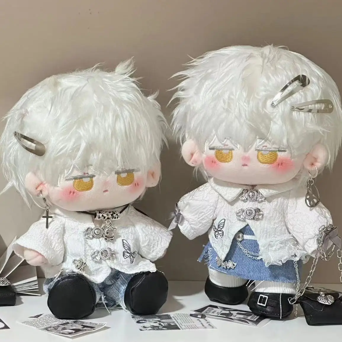 20cm cotton doll clothing, ancient-style Chinese-style set, doll replacement set in stock
20cm cotton doll clothing, ancient-style Chinese-style set, doll replacement set in stock
