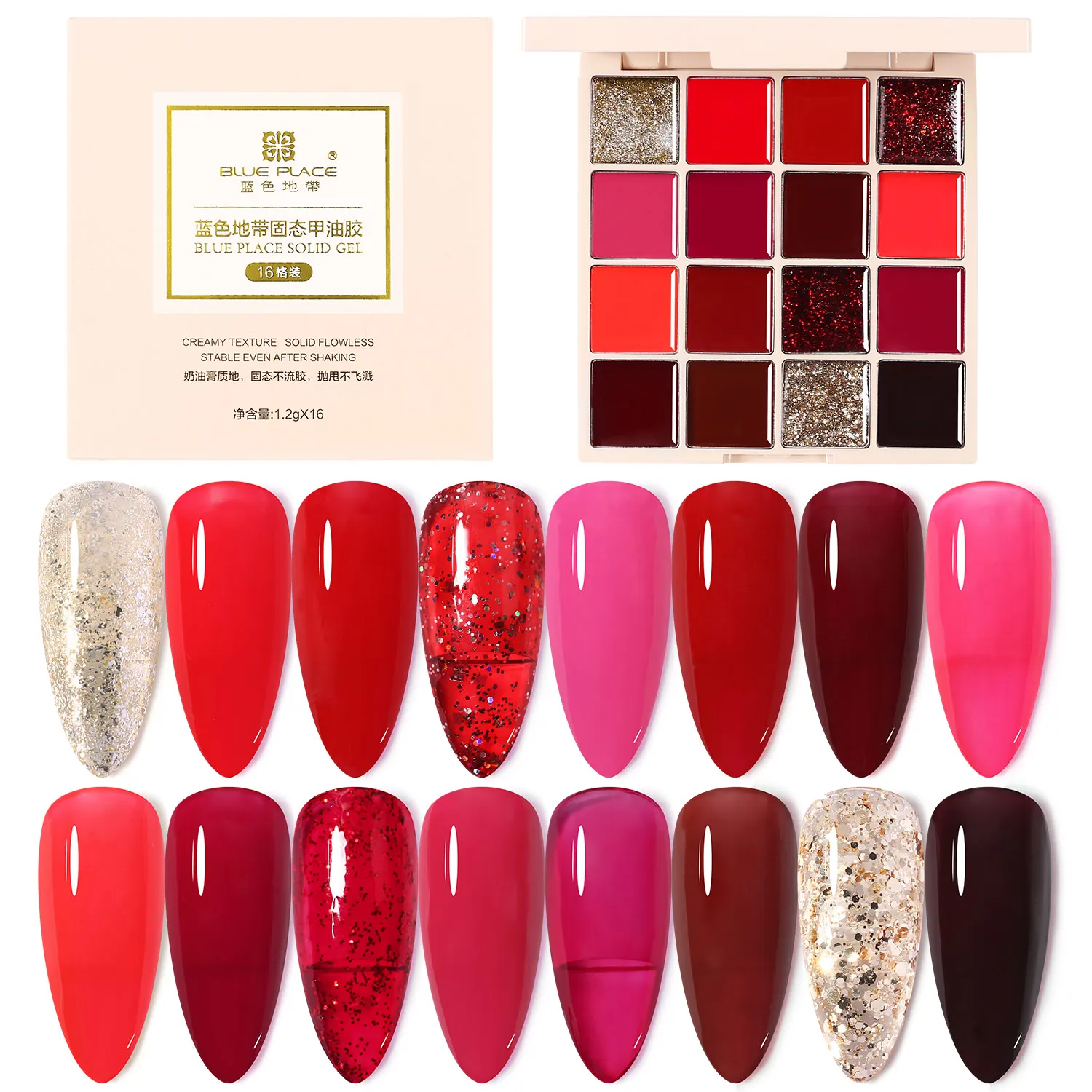 16 Colors Gel Nail Polish Set,Solid Gel Polish Popular Classic Red Orange Cream Gel Polish Gold Glitter Pudding Nail Gel Polish
16 Colors Gel Nail Polish Set,Solid Gel Polish Popular Classic Red Orange Cream Gel Polish Gold Glitter Pudding Nail Gel Polish