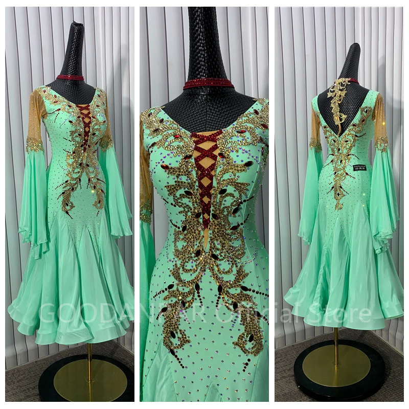 Waltz Ballroom Dance Dress Women Competition Dance Gown Ballroom Dancing Costume standard dance dress women competition 2024
Waltz Ballroom Dance Dress Women Competition Dance Gown Ballroom Dancing Costume standard dance dress women competition 2024