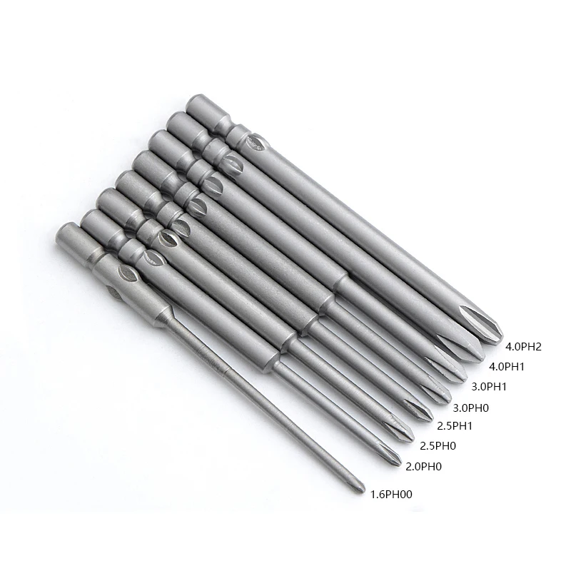 8pcs 40/60mm 800 4MM Round Shank Electric Phillips Screwdriver Bit Set Magnetic Screw Driver Cross PH00 PH0 PH1 PH2 hand Tools
8pcs 40/60mm 800 4MM Round Shank Electric Phillips Screwdriver Bit Set Magnetic Screw Driver Cross PH00 PH0 PH1 PH2 hand Tools