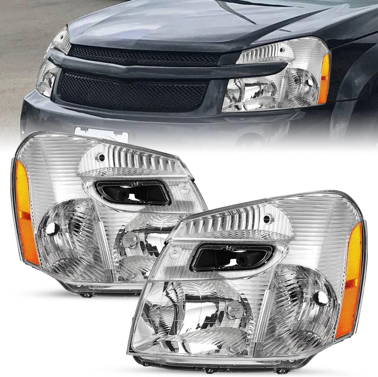 Подходит для 2005, 2006, 2007, 2008, 2009, замена фары Chevy Equinox, 4-дверный внедорожник, заводская фара в стиле OE, левая + правая
Подходит для 2005, 2006, 2007, 2008, 2009, замена фары Chevy Equinox, 4-дверный внедорожник, заводская фара в стиле OE, левая + правая