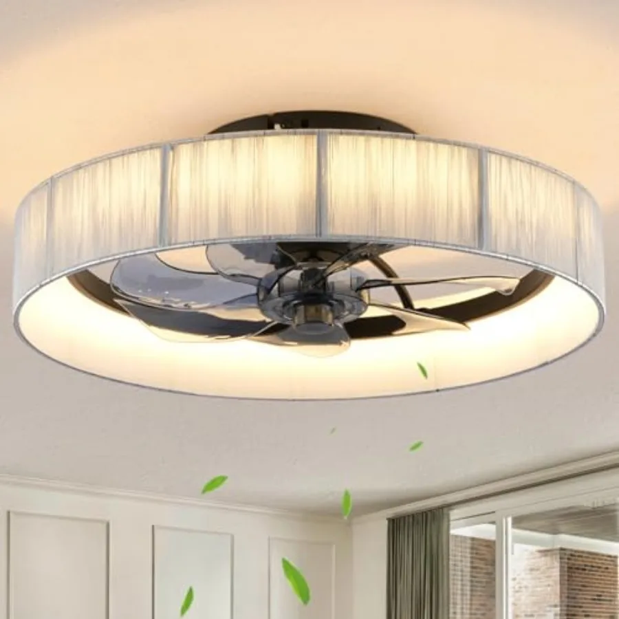 19.6" Flush Mount Rattan Farmhouse Chandelier Ceiling Fan with Light Remote Control, Boho Ceiling Fans with Lights, Dimmable 3
19.6" Flush Mount Rattan Farmhouse Chandelier Ceiling Fan with Light Remote Control, Boho Ceiling Fans with Lights, Dimmable 3