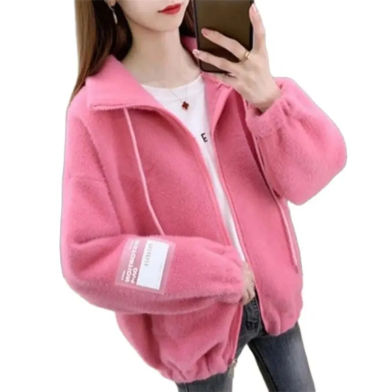 2022 New Lazy Wind Sweater Coat Women Thickened Autumn Winter Jackets Loose Imitation Mink Knitted Cardigan Female Outerwear Top
2022 New Lazy Wind Sweater Coat Women Thickened Autumn Winter Jackets Loose Imitation Mink Knitted Cardigan Female Outerwear Top