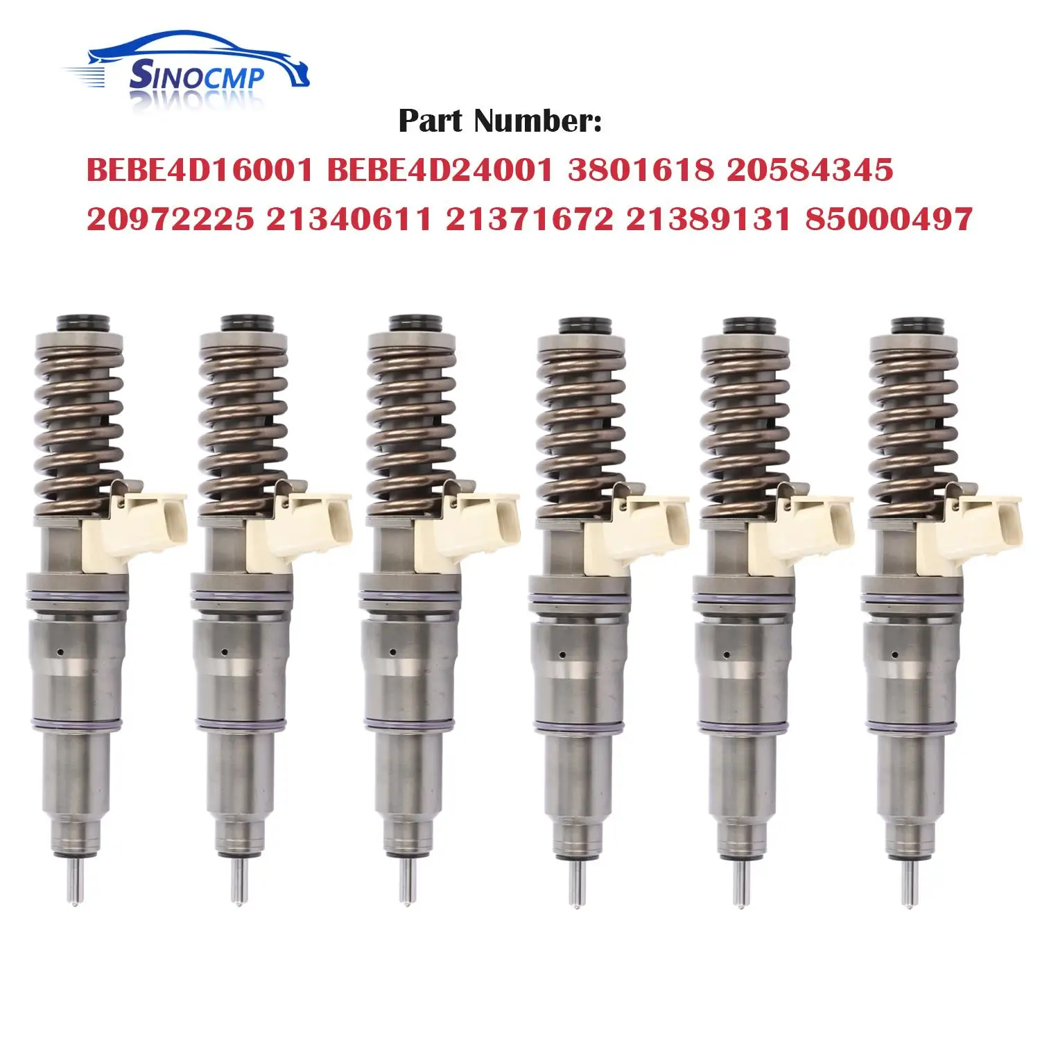 6pcs Fuel Injector Nozzle BEBE4D16001 BEBE4D24001 3801618 20584345 20972225 For Volvo D13A MD13 Engine FM400 EC380 EC480 Engine
6pcs Fuel Injector Nozzle BEBE4D16001 BEBE4D24001 3801618 20584345 20972225 For Volvo D13A MD13 Engine FM400 EC380 EC480 Engine