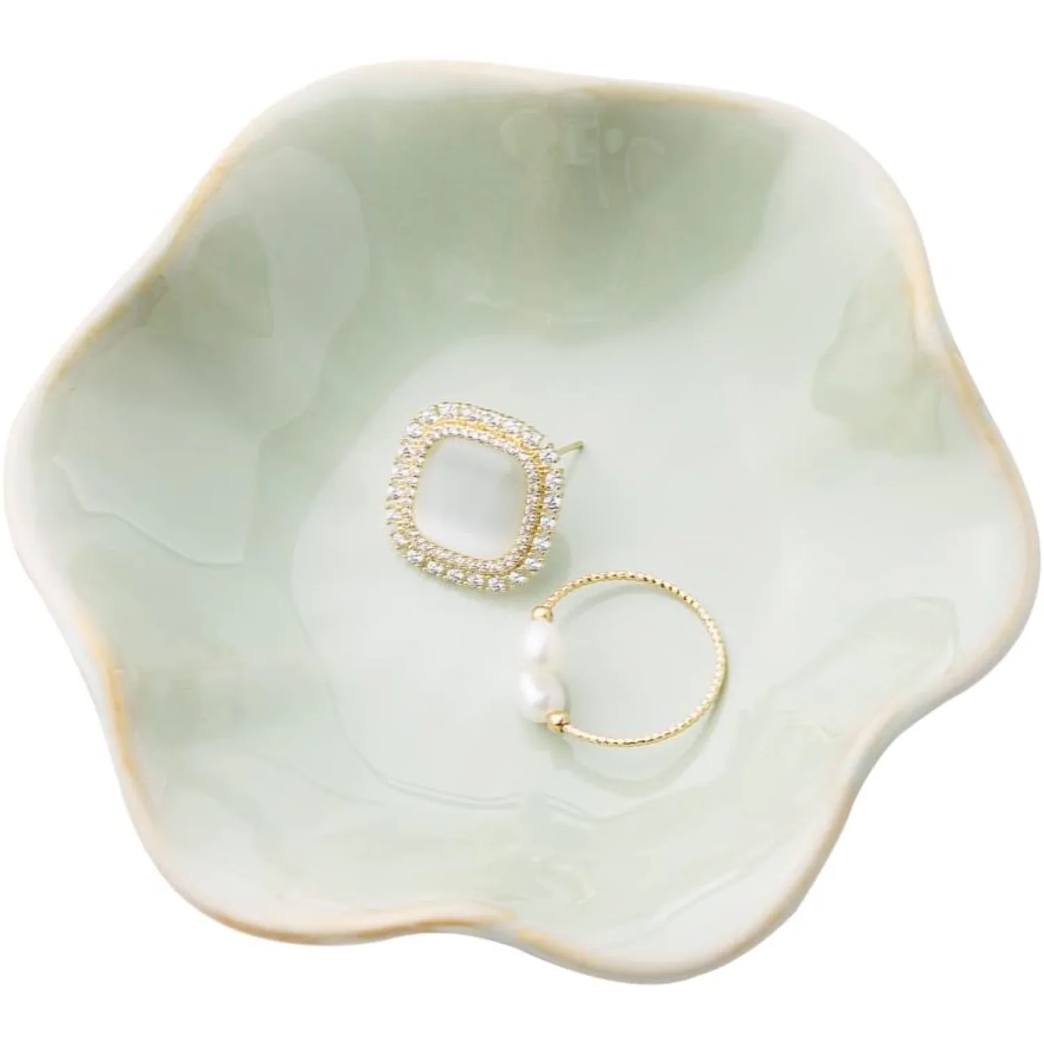 KIMRAMIC Jewelry ,Ceramic Trinket tray,small ring holder,Key Bowl, Decoration,Gifts for Friends Sisters Daughter Mother (light g
KIMRAMIC Jewelry ,Ceramic Trinket tray,small ring holder,Key Bowl, Decoration,Gifts for Friends Sisters Daughter Mother (light g