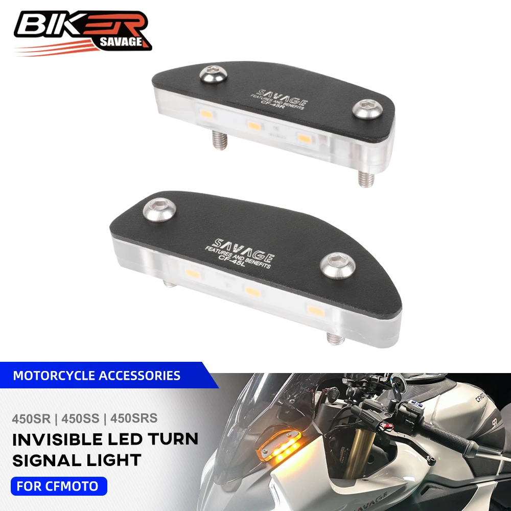 450SRS Invisible Turn Signal Light For CFMOTO 450SS 450SR 450 SRS SR SS 2025 Motorcycle LED Indicator Flasher Mirror Base Plate
450SRS Invisible Turn Signal Light For CFMOTO 450SS 450SR 450 SRS SR SS 2025 Motorcycle LED Indicator Flasher Mirror Base Plate