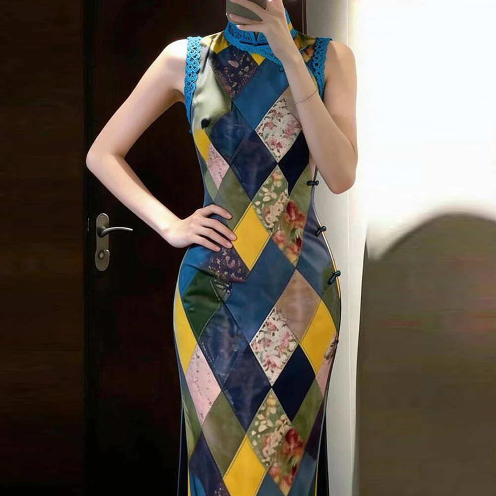 2026 New Chinese Stunning Sleeveless Slim Cheongsam Daily Waist Girl Long Dress vestidos de mujer vestido
2026 New Chinese Stunning Sleeveless Slim Cheongsam Daily Waist Girl Long Dress vestidos de mujer vestido