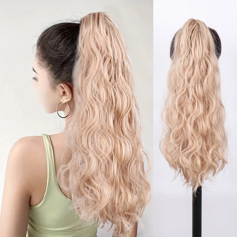 Women's long curly hair , fluffy and natural, invisible claw clip ponytail wig
Women's long curly hair , fluffy and natural, invisible claw clip ponytail wig