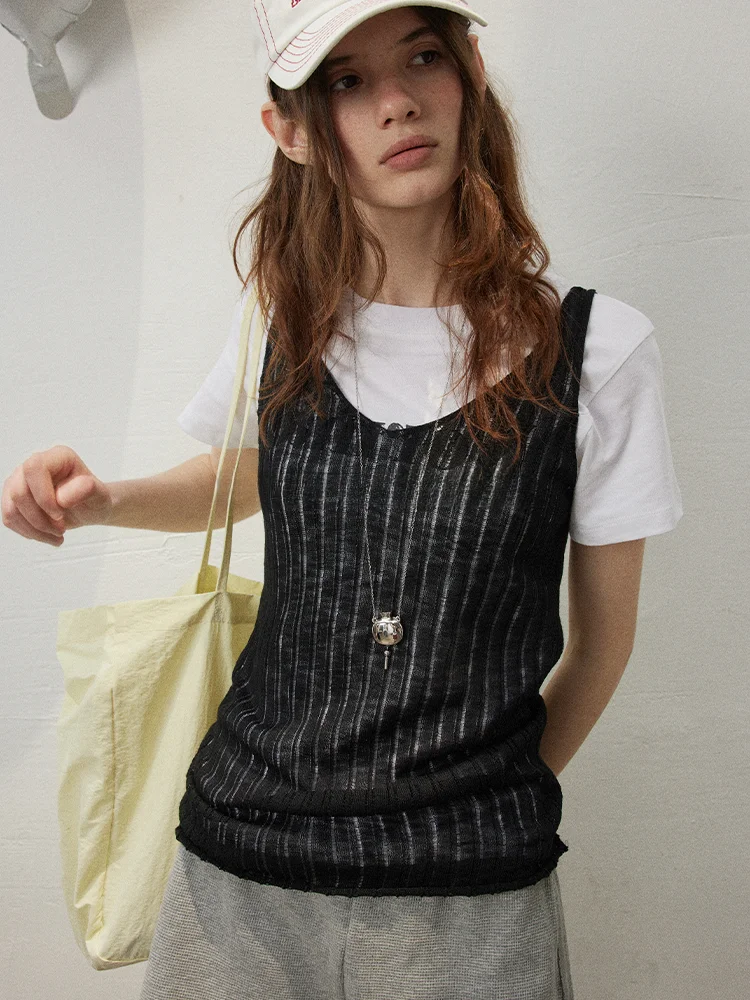 Женский летний тонкий свободный вязаный топ Lofi Choose с перекрестными бретелями, создающий ощущение премиум-класса, для повседневной носки и офиса
Женский летний тонкий свободный вязаный топ Lofi Choose с перекрестными бретелями, создающий ощущение премиум-класса, для повседневной носки и офиса