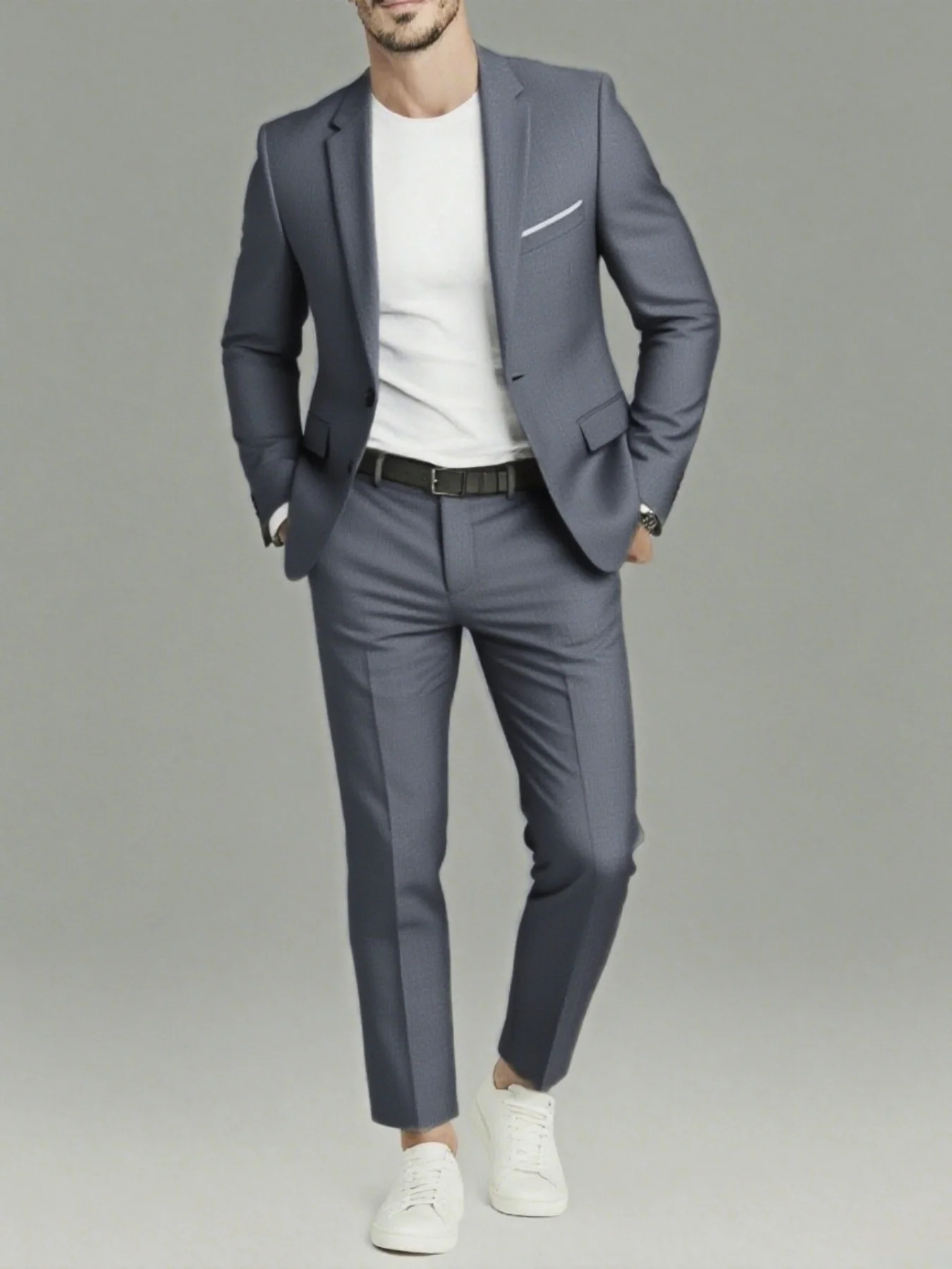 2pcs Men's Modern Formal Suit Set, Jacket And Trousers, Perfect Outfit for Wedding, Party And Ceremony
2pcs Men's Modern Formal Suit Set, Jacket And Trousers, Perfect Outfit for Wedding, Party And Ceremony