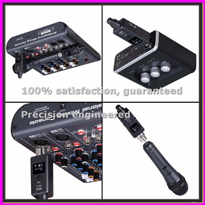 Rechargeable Dynamic Mic Wireless System UHF Transmitter Receiver Mic/Line Two Modes for Mixers Recorders Speakers-ABVK
Rechargeable Dynamic Mic Wireless System UHF Transmitter Receiver Mic/Line Two Modes for Mixers Recorders Speakers-ABVK