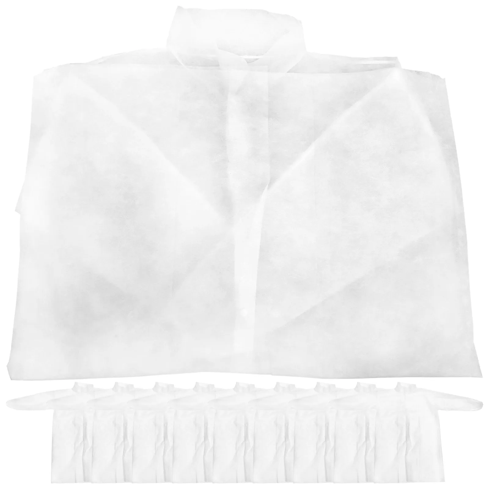 10 Pcs Disposable Experimental Suit White Coat Long Sleeve Lab Labcoats for Dust-proof
10 Pcs Disposable Experimental Suit White Coat Long Sleeve Lab Labcoats for Dust-proof