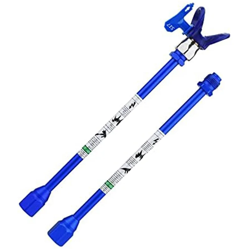 12 Inch (30 Cm) Spray Extension Rod+517 Nozzle+Nozzle Tip Protective Cover Replacement G7/8-14 for Airless SprayGun A
12 Inch (30 Cm) Spray Extension Rod+517 Nozzle+Nozzle Tip Protective Cover Replacement G7/8-14 for Airless SprayGun A