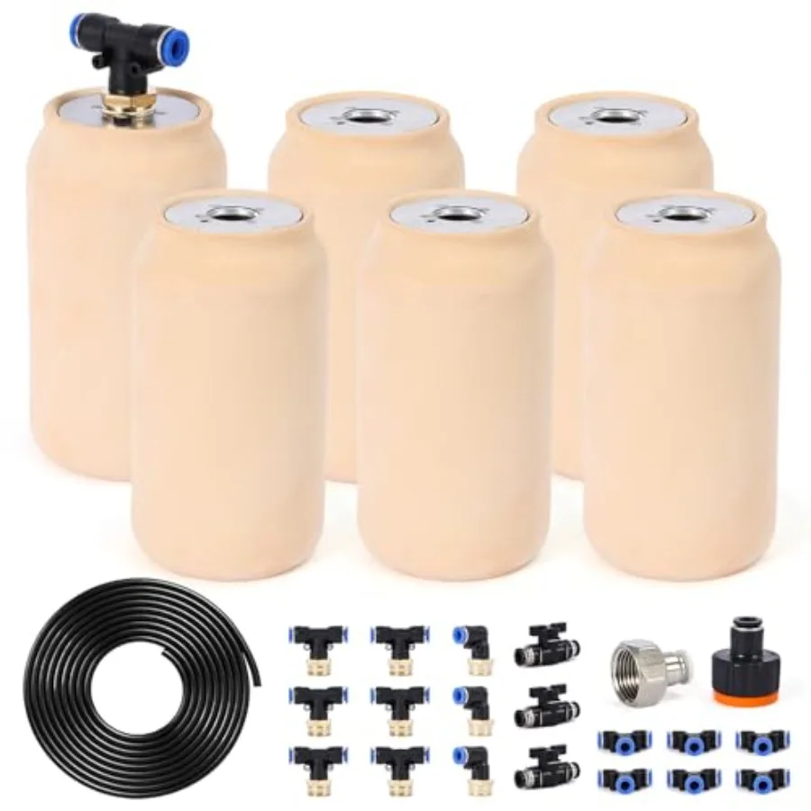 6pcs 3.1x3.1x6in Terracotta Olla Pot 17oz Drip Irrigation System for Vacation Garden Use Automatic Tree Waterer Plant Watering
6pcs 3.1x3.1x6in Terracotta Olla Pot 17oz Drip Irrigation System for Vacation Garden Use Automatic Tree Waterer Plant Watering