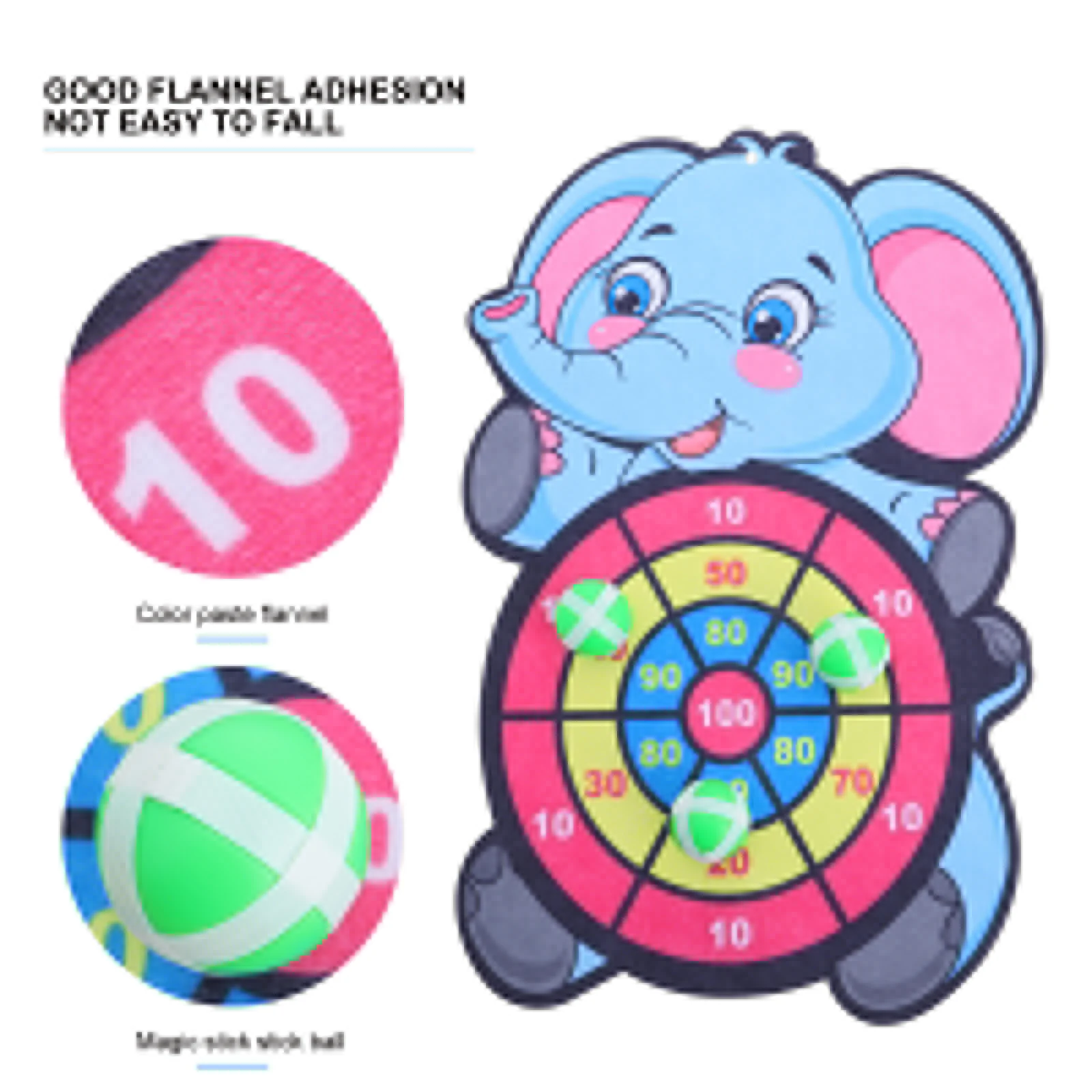 Fabric Board Toy Kids Throwing Game Educational Play Cartoon Design Colorful Matching Safe Sticky Toy Sport
Fabric Board Toy Kids Throwing Game Educational Play Cartoon Design Colorful Matching Safe Sticky Toy Sport