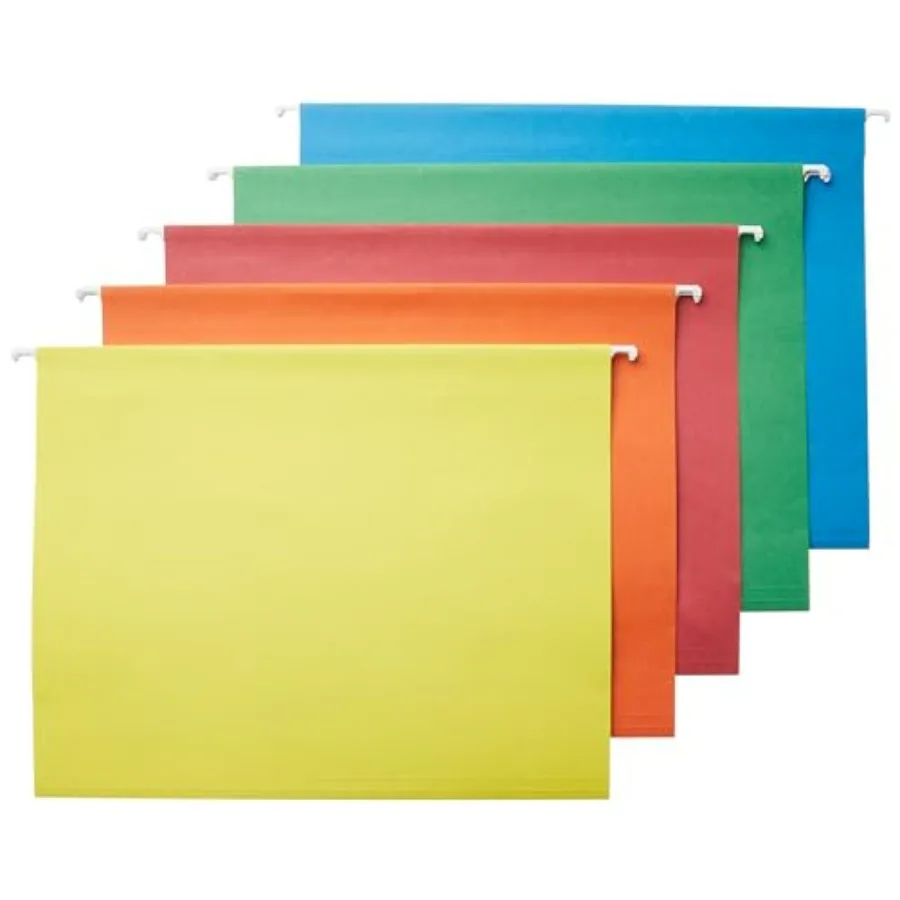 Hanging File Folders with Adjustable Tabs, Sturdy Expandable Document Organizer, Size, Colors
Hanging File Folders with Adjustable Tabs, Sturdy Expandable Document Organizer, Size, Colors