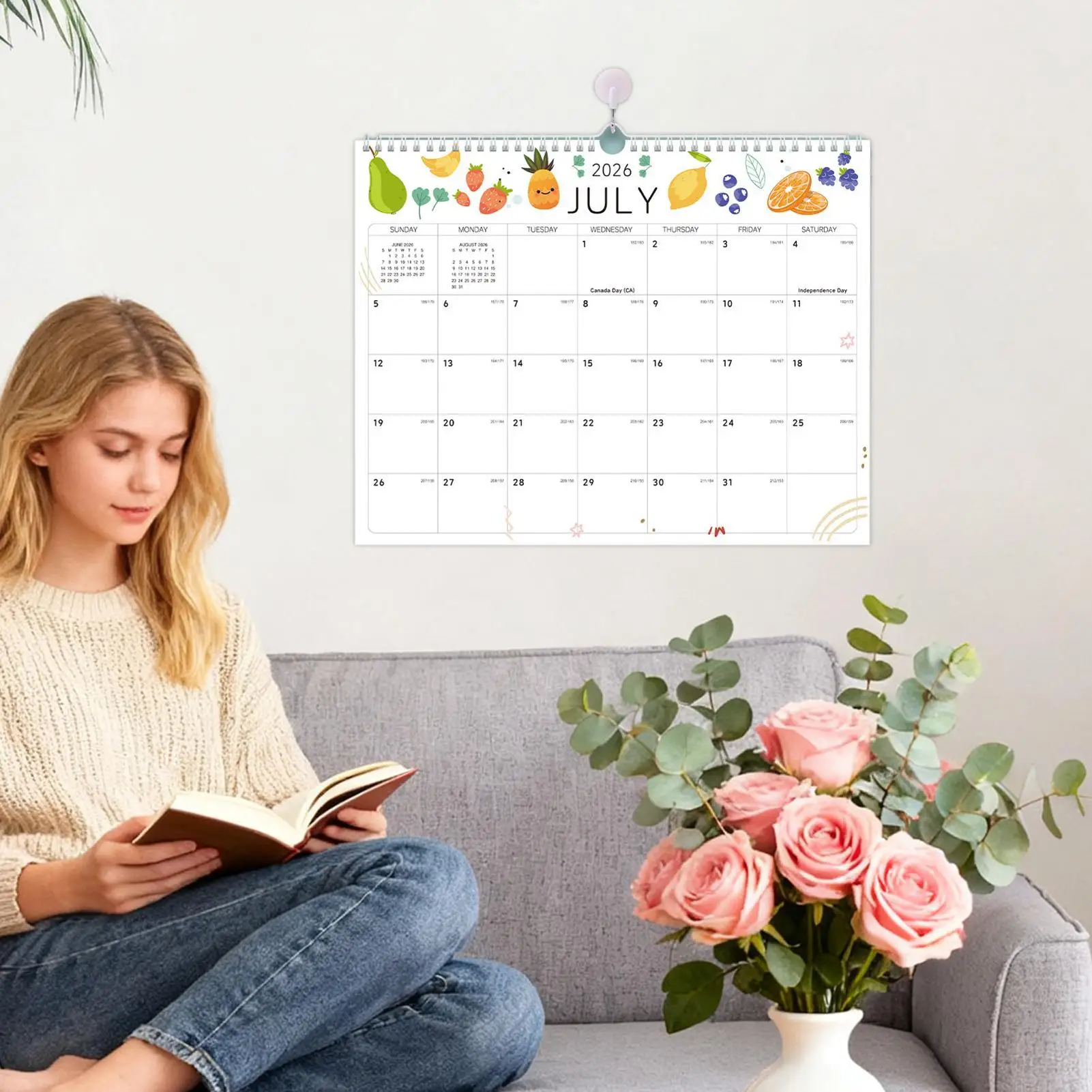 2026-2027 Wall Calendar 18-Month July 2026-Dec 2027 Planner Monthly Wall Calendar For Easy Organizing Study School Task Home
2026-2027 Wall Calendar 18-Month July 2026-Dec 2027 Planner Monthly Wall Calendar For Easy Organizing Study School Task Home