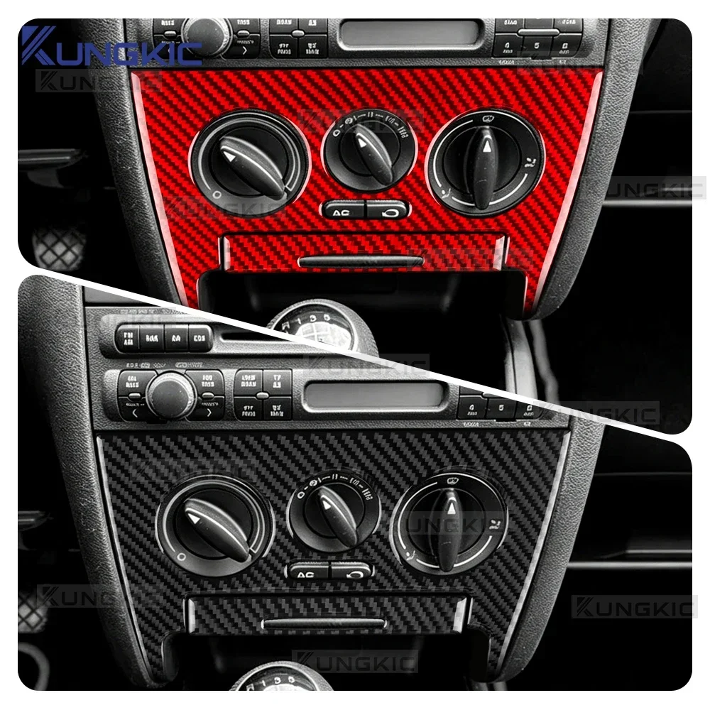 for Seat Leon MK1 1M 1999 2000 2001 2002 2003 2004 Real Soft Carbon Fiber Sticker Car Center AC Control Frame Trim Accessories
for Seat Leon MK1 1M 1999 2000 2001 2002 2003 2004 Real Soft Carbon Fiber Sticker Car Center AC Control Frame Trim Accessories