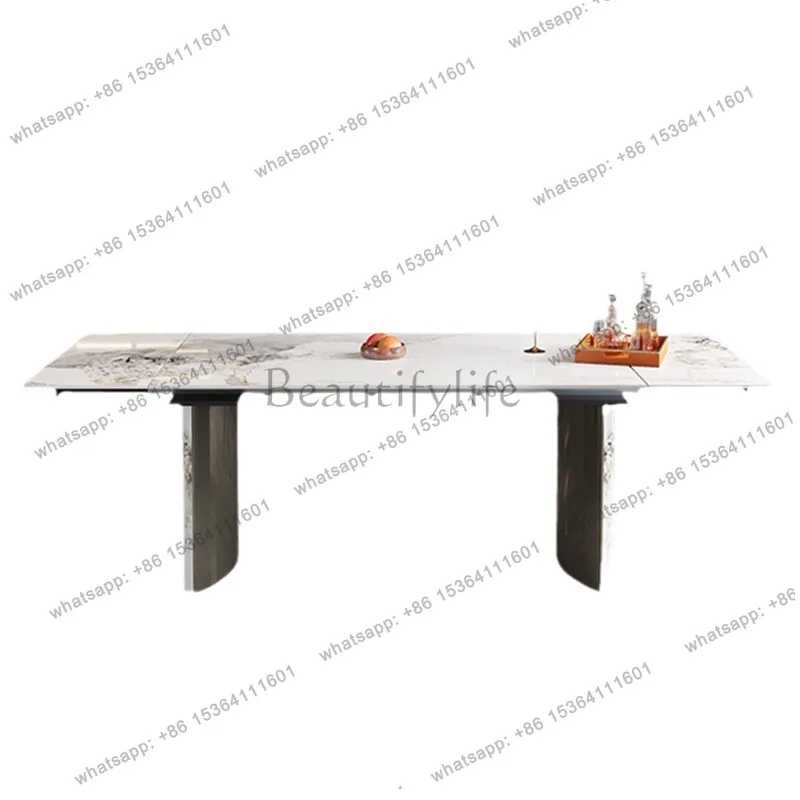 Italian light luxury retractable rock slab dining table minimalist high-end rectangular Nordic multi-functional rock slab
Italian light luxury retractable rock slab dining table minimalist high-end rectangular Nordic multi-functional rock slab