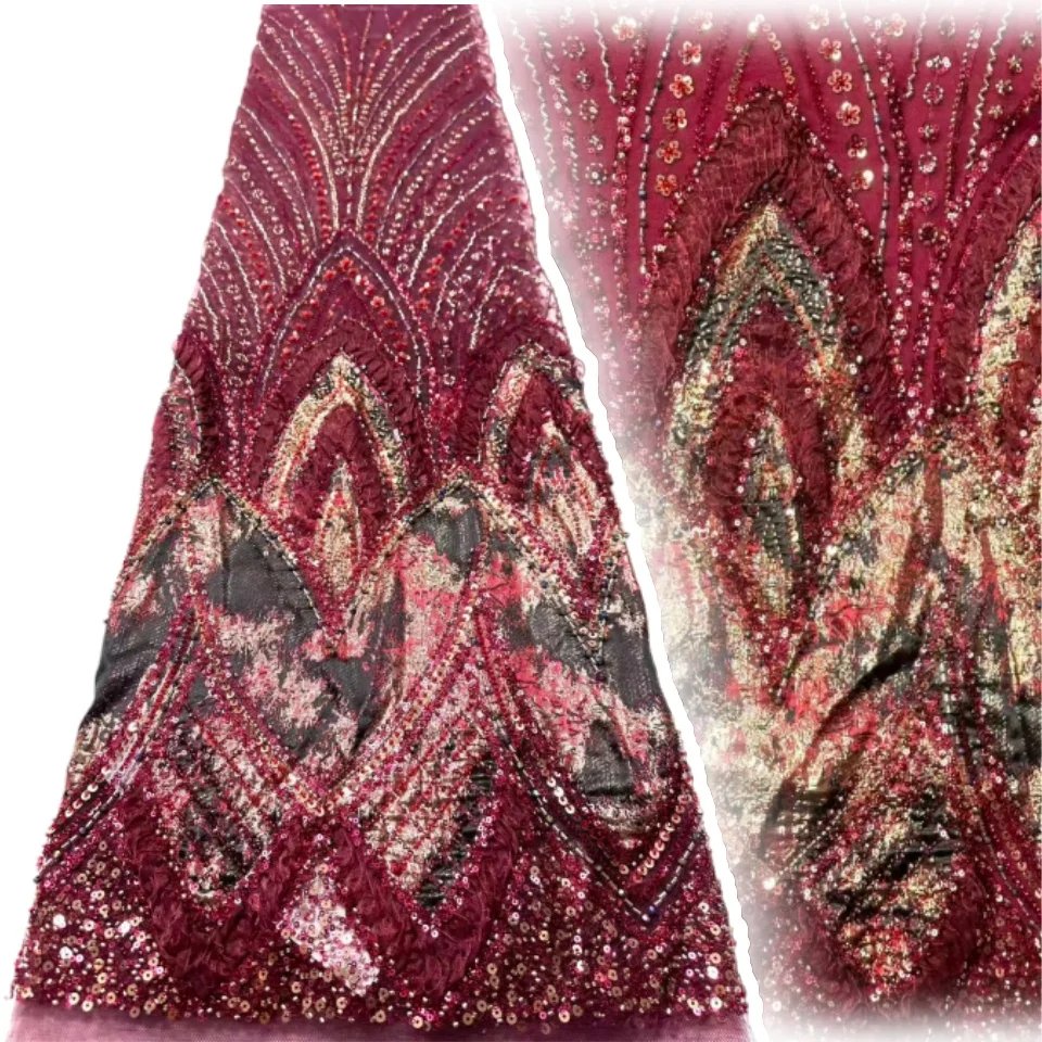 Royal Blue 5 Yards Sequined Embroidered Floral Lace Fabric 2026 Nigerian Tulle Lace Fabric Materiel for Party Dresses Sew SZ1944
Royal Blue 5 Yards Sequined Embroidered Floral Lace Fabric 2026 Nigerian Tulle Lace Fabric Materiel for Party Dresses Sew SZ1944