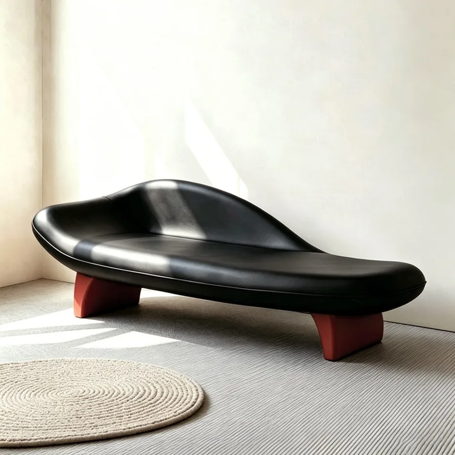 creative irregular home genuine leather casual lounge bench, entryway living room art shoe-changing bench
creative irregular home genuine leather casual lounge bench, entryway living room art shoe-changing bench
