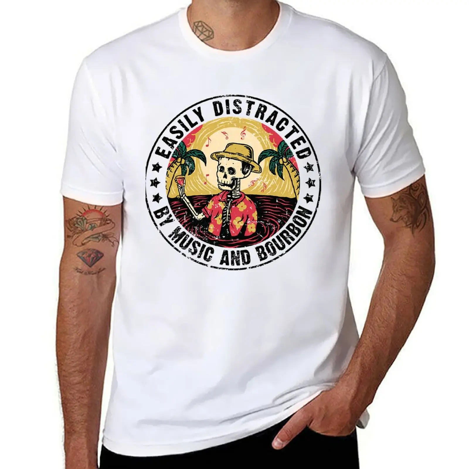 Skeleton Easily Distracted By Music And Bourbon T-Shirt blue archive new edition sports fans workout shirts for men
Skeleton Easily Distracted By Music And Bourbon T-Shirt blue archive new edition sports fans workout shirts for men
