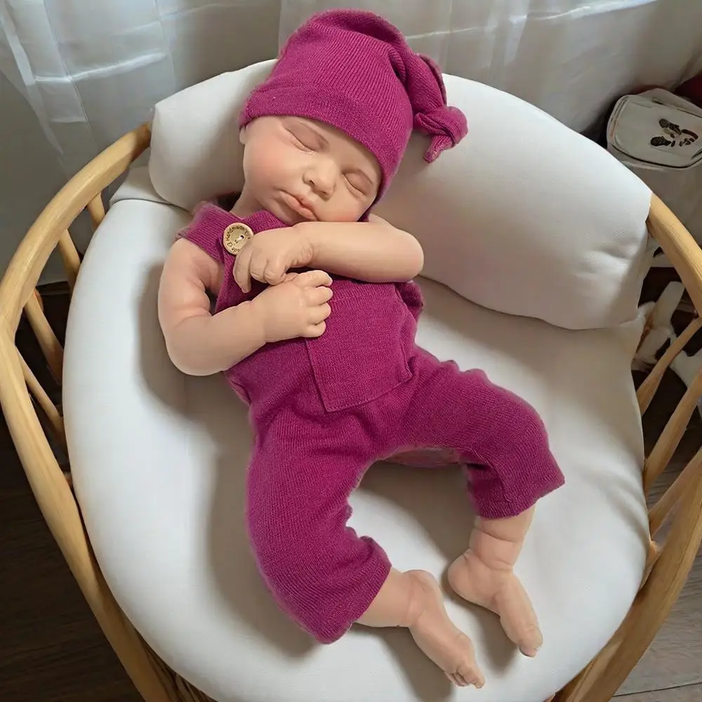 20" Painted Whole Body Soft Silicone Reborn Doll Lifelike Handmade Newborn Baby Girl/Boy 6.8lb Weighted Doll Kids Toy Collection
20" Painted Whole Body Soft Silicone Reborn Doll Lifelike Handmade Newborn Baby Girl/Boy 6.8lb Weighted Doll Kids Toy Collection