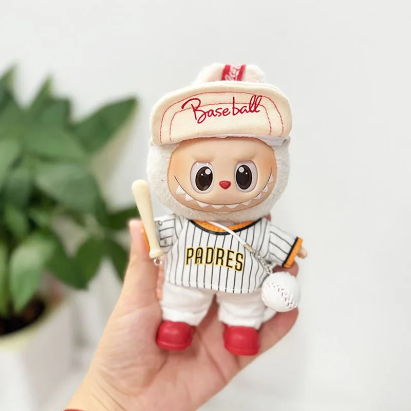 Trendy / Cool Outfit For 15/17cm 1st to 3rd Gen LABUBU Doll /DIMOO Hangable Clothing Seated Pose Striped Baseball Sports Set
Trendy / Cool Outfit For 15/17cm 1st to 3rd Gen LABUBU Doll /DIMOO Hangable Clothing Seated Pose Striped Baseball Sports Set