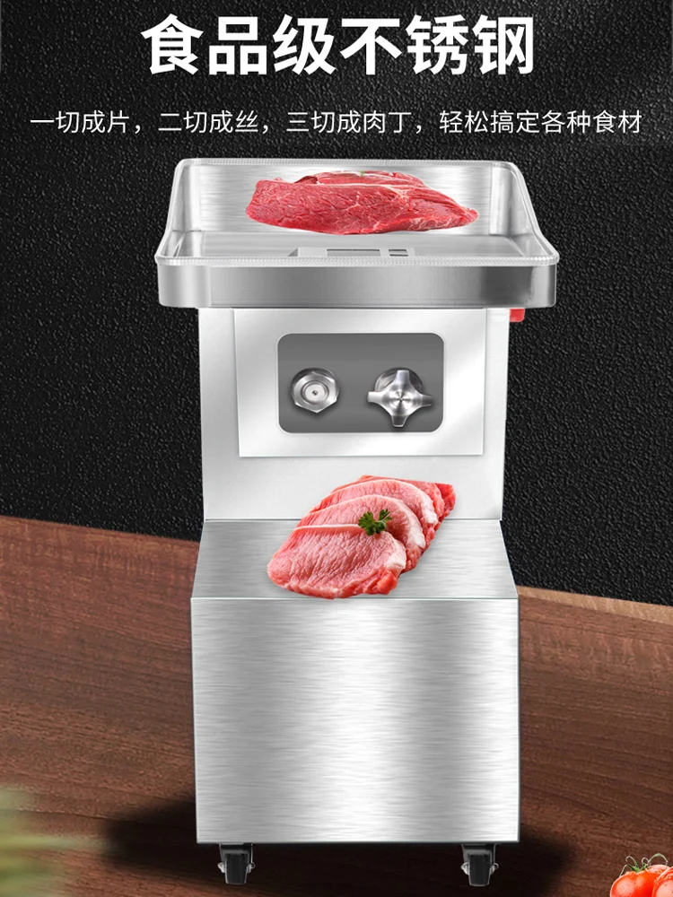 220V/110V Electric Slicer Meat Cutter Machine Commercial Industry Meat Slicer Vegetable Cutting Machine Shredded Diced
220V/110V Electric Slicer Meat Cutter Machine Commercial Industry Meat Slicer Vegetable Cutting Machine Shredded Diced