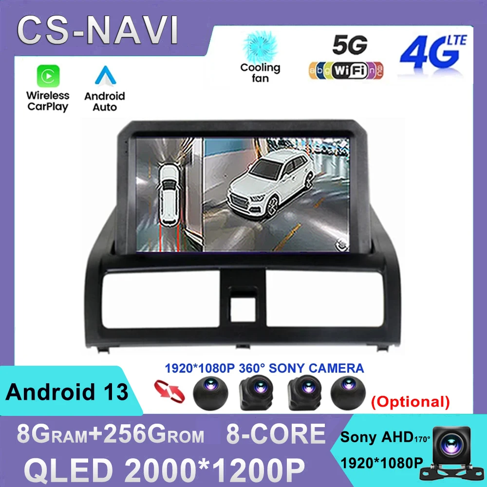 Автомобильный радиоплеер Android13 для Honda Accord 7 VII 2002 - 2008 Carplay, стерео, головное устройство, GPS-навигация, Автомобильный мультимедийный плеер с Wi-Fi
Автомобильный радиоплеер Android13 для Honda Accord 7 VII 2002 - 2008 Carplay, стерео, головное устройство, GPS-навигация, Автомобильный мультимедийный плеер с Wi-Fi