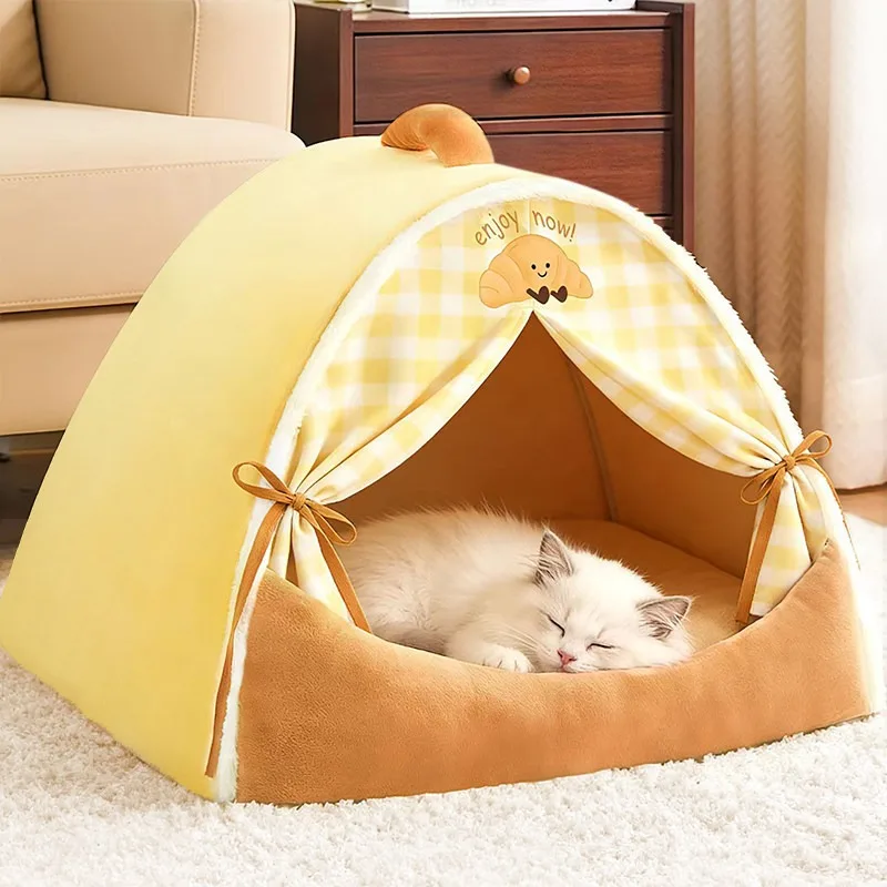 Cat House Winter Warm Enclosed Cat Villa Safe Small Dog Cat Sofa Bed Thickened Pet Tent House Pet Supplies, Puppy Accessories
Cat House Winter Warm Enclosed Cat Villa Safe Small Dog Cat Sofa Bed Thickened Pet Tent House Pet Supplies, Puppy Accessories