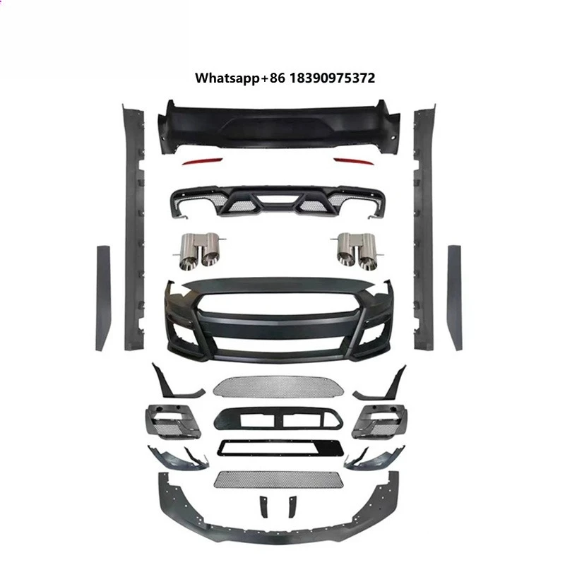 New Arrival Bodykit Front Rear Bumper Side Skirt Car Conversion Facelift Bodykit for Mustang 2018-2022 to GT500
New Arrival Bodykit Front Rear Bumper Side Skirt Car Conversion Facelift Bodykit for Mustang 2018-2022 to GT500