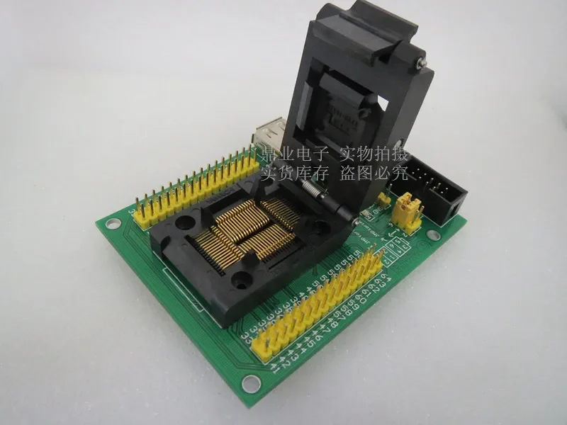 ATmega64 ATmega128A ATmega169 AVR IC51-0644-824-4 Burn-in Socket gold plating IC testing seat Test Socket test bench
ATmega64 ATmega128A ATmega169 AVR IC51-0644-824-4 Burn-in Socket gold plating IC testing seat Test Socket test bench